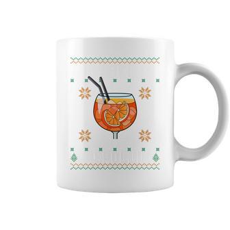 They See Me Aperollin' X Merry Spritzmas Xmas Christmas Long-Sleeved Tassen - Geschenkecke