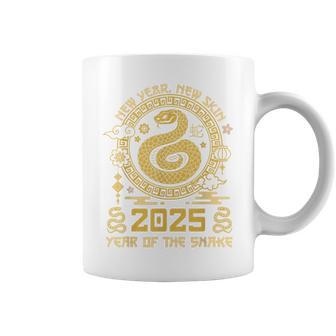 Year Of The Snake 2025 Happy Lunar Chinese New Year Zodiac Coffee Mug - Monsterry