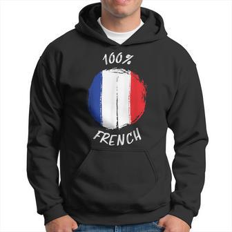 100 Französisches Hemd Stolzes Französisches Hemd Flagge Frankreich Kapuzenpullover - Geschenkecke