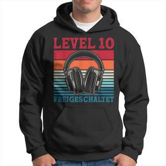 10Th Birthday Boysideo Gamer Level 10 Unlocked Boys Kapuzenpullover - Geschenkecke