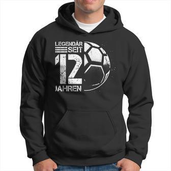 12 Geburtstag Retro Handball Spieler 12 Jahre Junge Kinder Kapuzenpullover - Geschenkecke