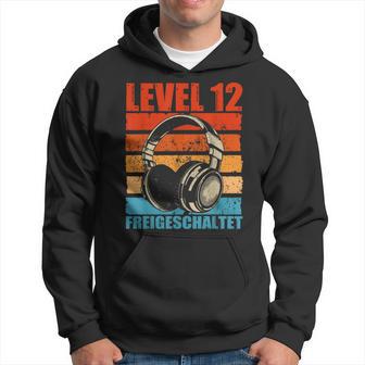 12Th Birthday Boysideo Gamer Level 12 Unlocked Boys Kapuzenpullover - Geschenkecke