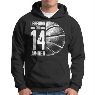 14Th Birthday Retro Basketball Player 14 Years Boy Boys Kapuzenpullover - Geschenkecke