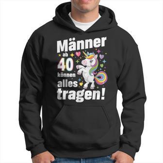 40 Geburtstag Mann Männer Ab 40 Sprüche 40 Geb Deko Kapuzenpullover - Geschenkecke