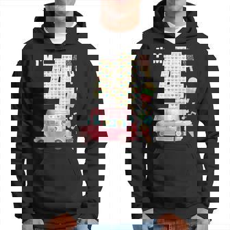 4Th Birthday Crew Ice Cream Truck I'm 4 Bday Ice Cream Party Sudadera - Regaloses