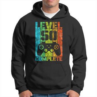 50Th Birthday Man Gamer Level Complete 50 Years Kapuzenpullover - Geschenkecke