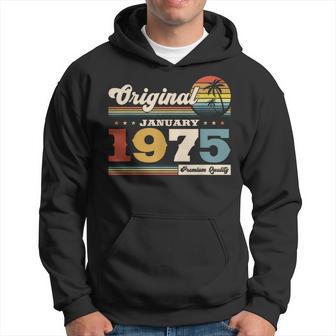 50Th Birthday Man Januaryintage 1975 Kapuzenpullover - Geschenkecke