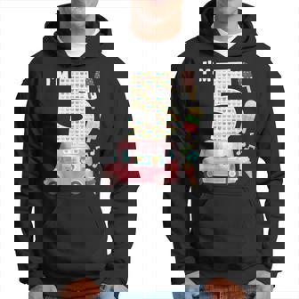 5Th Birthday Crew Ice Cream Truck I'm 5 Bday Ice Cream Party Sudadera - Regaloses