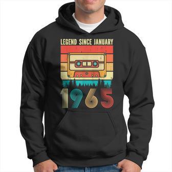 60 Years Old Legend Since January 1965 60Th Birthday Kapuzenpullover - Geschenkecke