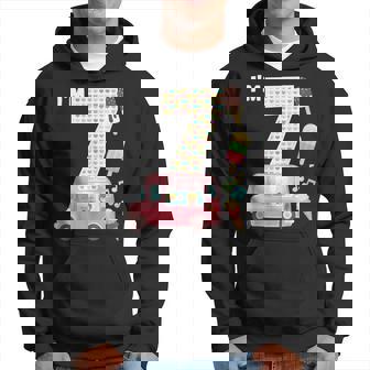 7Th Birthday Crew Ice Cream Truck I'm 7 Bday Ice Cream Party Sudadera - Regaloses