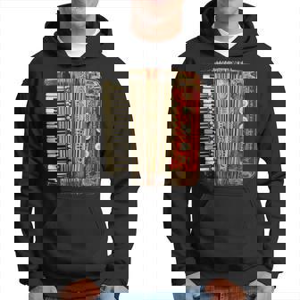 Accordéon Instrument De Musique Illustration Graphique Accordéon Sweat à capuche - Cadeauxyz