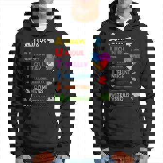 Acrónimo Del Autismo Y Pieza Del Rompecabezas Sudadera - Regaloses