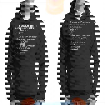 Aerospace Engineer Definition Description Sudadera - Regaloses