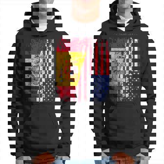 América España Bandera De La Amistad Usa Estados Unidos Sin Mangas Sudadera - Regaloses