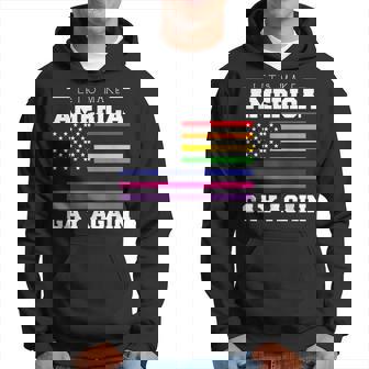 Lets Make America Gay Again Lgbt Usa Flag Sudadera - Regaloses