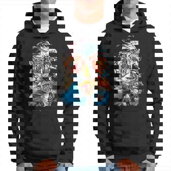 Amérique Native Amérique Du Nord Loup Indien Aigle Sweat à capuche - Cadeauxyz