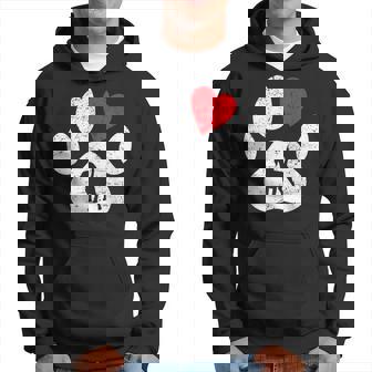 Amor De Perro Pata De Perro Amante De Los Perros Regalo De Sudadera - Regaloses