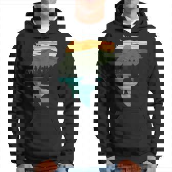 Amoureux De Pêche Nature Paysage Bar Pêcheur Extérieur Sweat à capuche - Cadeauxyz