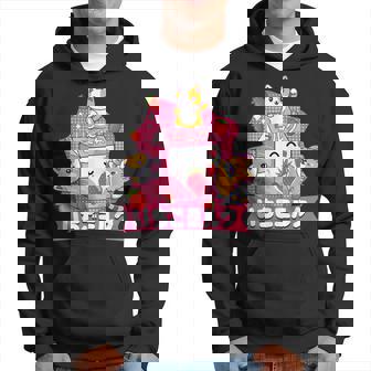 Amusant Mignon Otaku Anime Chat Japonais Lait Fraise Sweat à capuche - Cadeauxyz