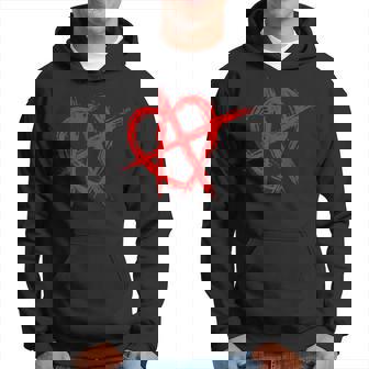Anarchie Relationnelle Symbole Ra Cœur Poly Amour Libre Sweat à capuche - Cadeauxyz