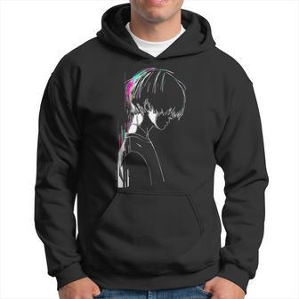 Anime Manga Motif Pixel Illustration Anime Kapuzenpullover - Geschenkecke