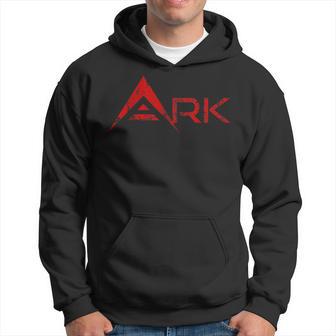 Ark Kryptocurrency -Intage & Distressed Logo Kapuzenpullover - Geschenkecke