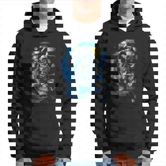 Astronaute Samurai Sci-Fi Japonais Cyberpunk 80'S Space Homme Sweat à capuche - Cadeauxyz