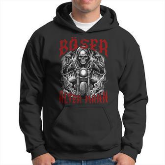 Bad Old Man Motorcycle Rider Biker Kapuzenpullover - Geschenkecke