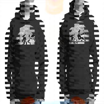 Badminton Évolution Lune Joueur De Badminton Sweat à capuche - Cadeauxyz