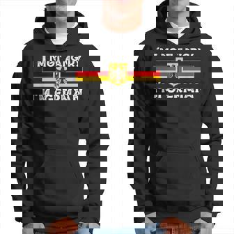Bandera De Alemania Divertida Con Texto En Inglés I'm Not Angry I'm German Sudadera - Regaloses