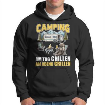 Barbecue And Chillen Camper Saying Caravan Camping Kapuzenpullover - Geschenkecke