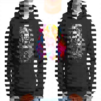 Basset Hound Artistique Drôle De Chien Sweat à capuche - Cadeauxyz