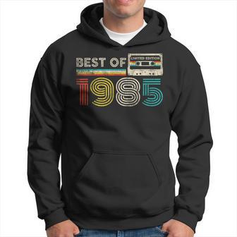 Best Of 1985 Classic Birthday 1985 Cassette Tapeintage Sudadera - Regaloses
