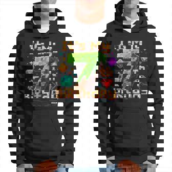 Birthday Boy It's My 7Th Birthdayideo Game Pixel S Kapuzenpullover - Geschenkecke