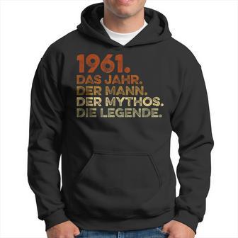 Birthday intage 1961 Man Myth Legend Kapuzenpullover - Geschenkecke