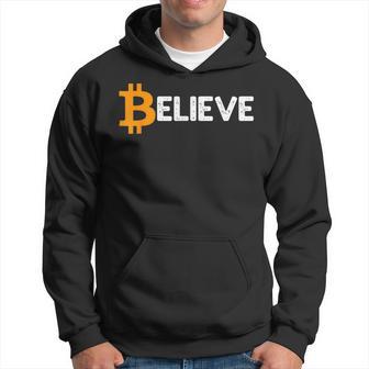 Bitcoin Logo Believeintage Btc Cryptocurrency Trader Kapuzenpullover - Geschenkecke