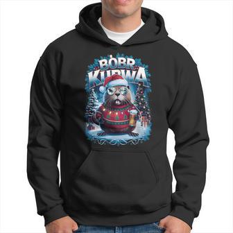 Bóbr Christmas Jumper Christmas Bieber Kurwa Costume Bobr Kapuzenpullover - Geschenkecke