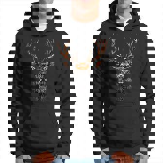 Bois De Cerf Chasse Chevreuil Cerf Rouge Bois De Cerf Sweat à capuche - Cadeauxyz