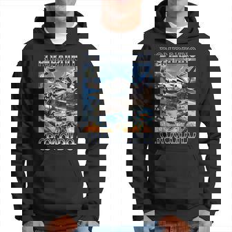 Bombardino Crocodilo Italian Brain Red Meme S Kapuzenpullover - Geschenkecke
