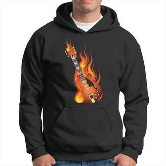 Brennede Rock Guitar Heavy Metal Music Kapuzenpullover - Geschenkecke