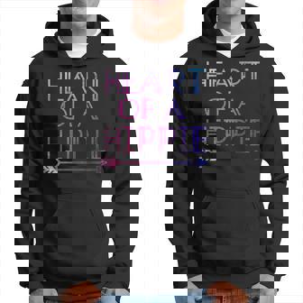 Cadeau Avec Motif Cœur Hippie Sweat à capuche - Cadeauxyz