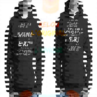 Cadeau Relou Humour Lourd Drôle Humour L'original Lerai L'unique Relou Homme Noir Casual-Neck Col Roulé Manche Courte Small Regular 34 Inches 16-175 Cm Coton 100 Imported Homme Sweat à capuche - Cadeauxyz