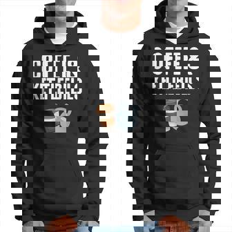 Café Y Pesas Rusas Gimnasio Fitness Entrenamiento Kettlebell Sudadera - Regaloses