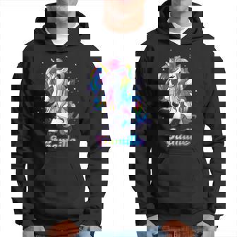 Camille Dabbing Licorne Arc-En-Ciel Nom Personnalisé Sweat à capuche - Cadeauxyz