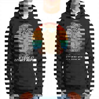 Capibara Don't Worry Be Cappy Para Niños Y Niñas Divertido Carpincho Retro Sudadera - Regaloses