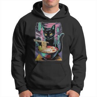 Cat Ramen Anime Manga Kawaii Otaku Fashion Cat Streetwear Kapuzenpullover - Geschenkecke