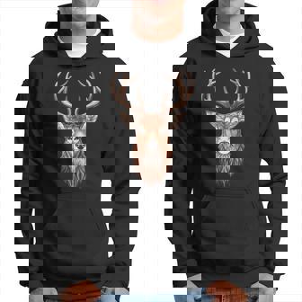 Cerfintage Animal Sauvage Forêt Animaux Bois Forêt Cerf Sweat à capuche - Cadeauxyz