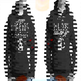 Chat Humour Je Peux Pas J'ai Câlins Avec Mon Chat Sweat à capuche - Cadeauxyz