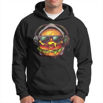 Cheeseburger With Sunglasses I Cheeseburger Kapuzenpullover - Geschenkecke