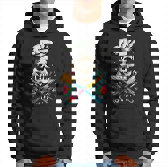 Chef Calavera Cráneo De Cocinero Cráneo De Chef Sudadera - Regaloses